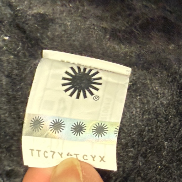 UGG ‼️ CLASSIC MINI BLACK VELVET BOOTS WOMEN’S 10 - Picture 10 of 14